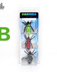 Dry Fly Fishing Flies Set Beetle Insect Lure Fly Kitfor Rainbow Trout Flies Bass-Yazhida fishing tackle-B-Bargain Bait Box