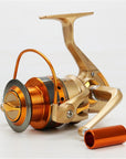 Durable Cheaper Fishing Reel Pre-Loading Spinning Wheel Yellow 10 Bb Metal 5.5:1-Spinning Reels-NUNATAK Fishing Store-1000 Series-Bargain Bait Box