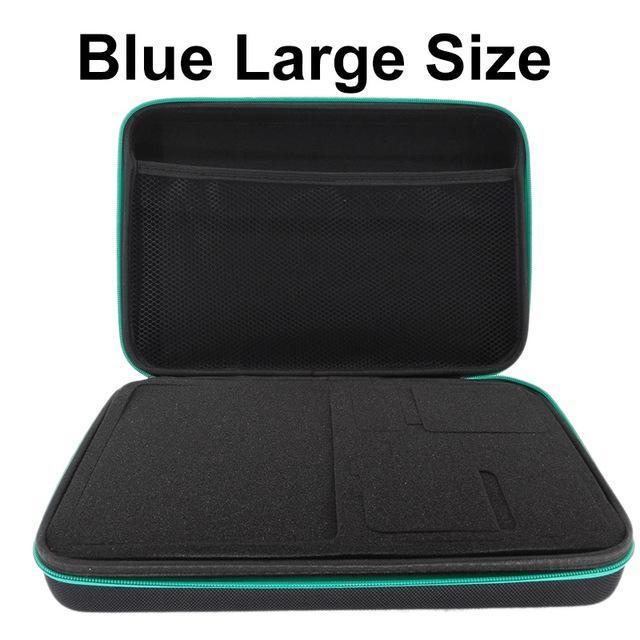 Easttowest Go Pro Accessories Protective Storage Bag Carry Case For Xiaomi Yi Go-Action Cameras-EASTTOWEST Zetto Store-blue large size-Bargain Bait Box