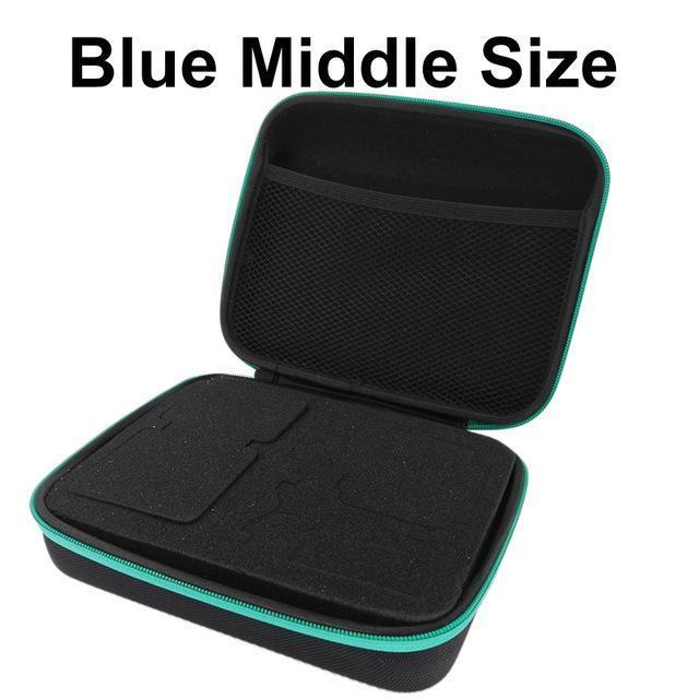 Easttowest Go Pro Accessories Protective Storage Bag Carry Case For Xiaomi Yi Go-Action Cameras-EASTTOWEST Zetto Store-blue middle size-Bargain Bait Box