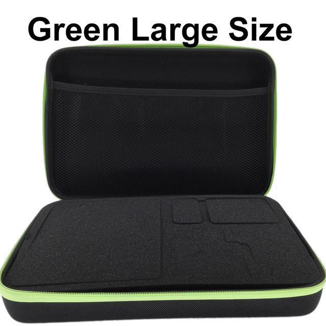Easttowest Go Pro Accessories Protective Storage Bag Carry Case For Xiaomi Yi Go-Action Cameras-EASTTOWEST Zetto Store-green large size-Bargain Bait Box