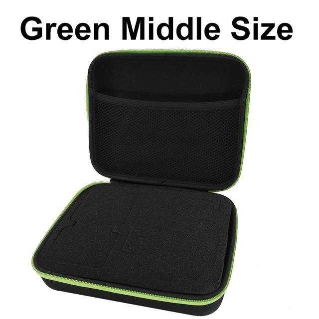 Easttowest Go Pro Accessories Protective Storage Bag Carry Case For Xiaomi Yi Go-Action Cameras-EASTTOWEST Zetto Store-green middle size-Bargain Bait Box