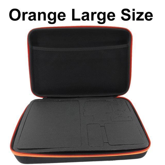 Easttowest Go Pro Accessories Protective Storage Bag Carry Case For Xiaomi Yi Go-Action Cameras-EASTTOWEST Zetto Store-orange large size-Bargain Bait Box