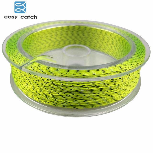 Easy Catch 100M 110 Yards 20Lb Fly Fishing Backing Line Fluo Green Orange-Easycatch-fishing tackle Store-Yellow Black-Bargain Bait Box