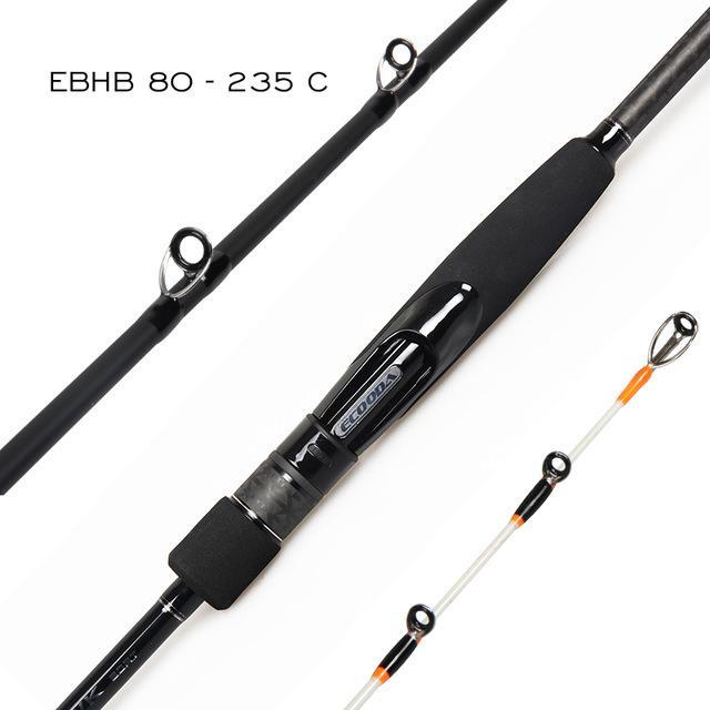 Ecooda Black Hawk 2.1 2.4 2.7M Casting Spinning Lure Fishing Rod Pole Cane-Angler Dream Official Store-Burgundy-Bargain Bait Box