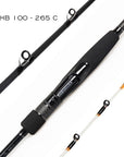 Ecooda Black Hawk 2.1 2.4 2.7M Casting Spinning Lure Fishing Rod Pole Cane-Angler Dream Official Store-Light Grey-Bargain Bait Box