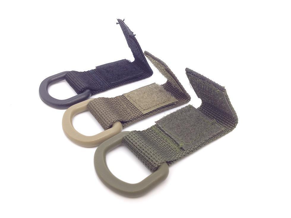Edc 3 Colors Carabiner High Strength Nylon Tactical Backpack Key Hook Clip-NanYou Outdoor Camping Supplies Store-Black-Bargain Bait Box
