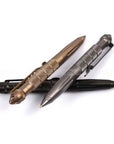 Edc Aluminum Tactical Pens Glass Breaker Edc Self Defense Tactical Survival-EnjoyOutdoor Store-Gray-Bargain Bait Box
