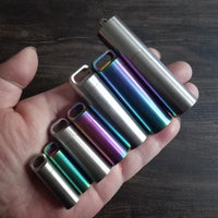 Edc Camping Survival Waterproof Pill Box Container 304 Stainless Steel-Bao Zhibao Outdoor Store-xiaohao - S-Bargain Bait Box