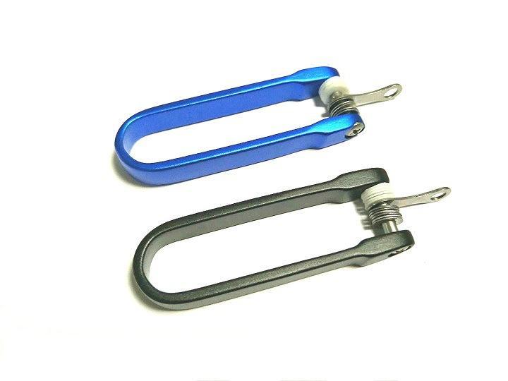 Edc Gear Key Chain Aluminum Hard Oxide Key Holder Clip Keys Organizer Car Folder-NanYou Outdoor Camping Supplies Store-Black-Bargain Bait Box