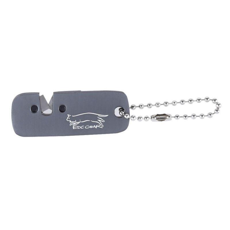 Edc Gear Portable Tungsten Steel Knife Sharpener With Keychain Whetstone-Sport Unlimited-Bargain Bait Box