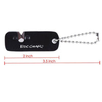 Edc Gear Portable Tungsten Steel Knife Sharpener With Keychain Whetstone-Sport Unlimited-Bargain Bait Box