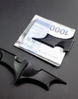 Edc Magnetic Money Clip Dark Knight Outdoor Portable Batman Folding Batarang-Bao Zhibao Outdoor Store-1pcs black-Bargain Bait Box