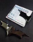 Edc Magnetic Money Clip Dark Knight Outdoor Portable Batman Folding Batarang-Bao Zhibao Outdoor Store-gray 1pcs-Bargain Bait Box