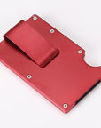 Edc Metal Money Clip Ultra-Thin Outdoor Portable Multi-Function High Capacity-Bao Zhibao Outdoor Store-MD-Red-Bargain Bait Box