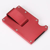 Edc Metal Money Clip Ultra-Thin Outdoor Portable Multi-Function High Capacity-Bao Zhibao Outdoor Store-MD-Red-Bargain Bait Box