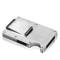 Edc Metal Money Clip Ultra-Thin Outdoor Portable Multi-Function High Capacity-Bao Zhibao Outdoor Store-MD-Silver-Bargain Bait Box
