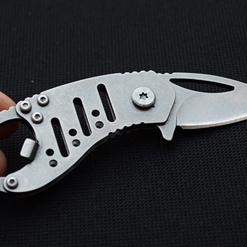 Edc Tool Survival Mini Retro Knife Outdoors Small Pocket Folding Stonewash-Holiday week Store-Bargain Bait Box