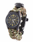Edc.1991 Outdoor Camping Compass Watch Whistle Survival Gear Paracord Cutting-EDC.1991 Official Store-black-Bargain Bait Box