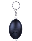 Egg Shaped Personal Alarm Key Chain Panic Rape Attack Safety Security Alarm-gigibaobao-Black-Bargain Bait Box