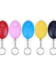 Egg Shaped Personal Alarm Key Chain Panic Rape Attack Safety Security Alarm-gigibaobao-Pink-Bargain Bait Box
