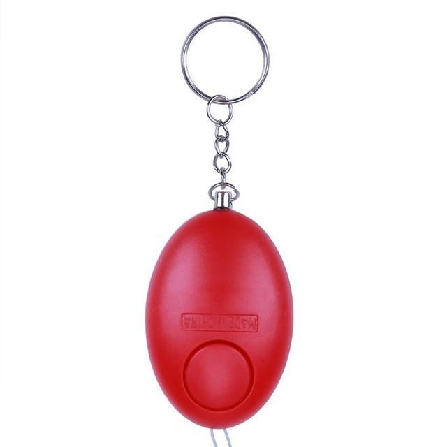 Egg Shaped Personal Alarm Key Chain Panic Rape Attack Safety Security Alarm-gigibaobao-Red-Bargain Bait Box