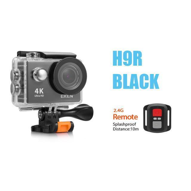 Eken H9 H9R Ultra Hd 4K Action Camera 30M Waterproof 2.0' Screen 1080P Sport-Action Cameras-China Bay Co., Ltd.-h9r black-SET1-Bargain Bait Box