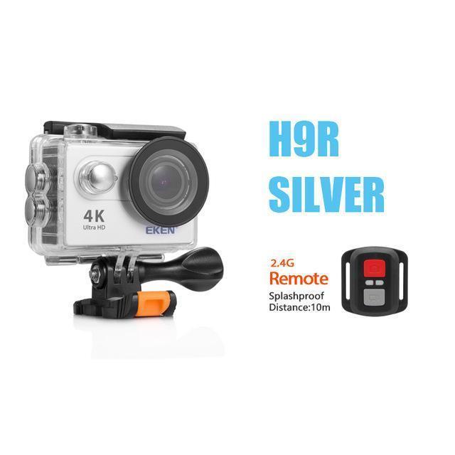 Eken H9 H9R Ultra Hd 4K Action Camera 30M Waterproof 2.0&#39; Screen 1080P Sport-Action Cameras-China Bay Co., Ltd.-h9r sliver-SET1-Bargain Bait Box