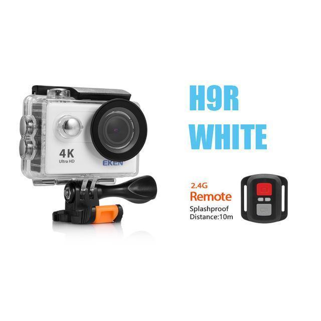 Eken H9 H9R Ultra Hd 4K Action Camera 30M Waterproof 2.0&#39; Screen 1080P Sport-Action Cameras-China Bay Co., Ltd.-h9r white-SET1-Bargain Bait Box