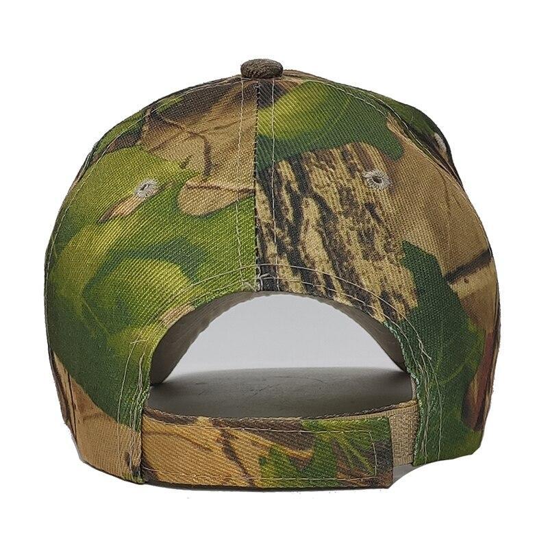 Embroidered Fish Bone Mens Caps Camouflage Hunting Fishing Men Baseball Cap-Men&#39;s Baseball Caps-zealfly Boutique Store-Camouflage-56cm to 60cm-Bargain Bait Box