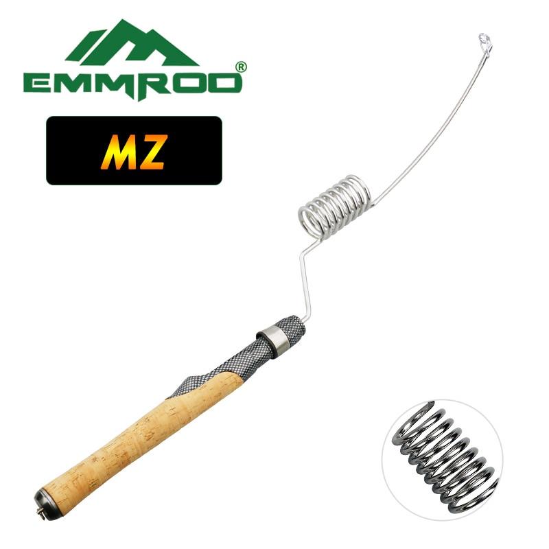 Emmrod Stainless Portable Fishing Pole Rod Spinning Fish Hand Fishing Tackle Sea Rod Ice Fishing rod Boat/Raft Rod Rock Rod MZ|boat cover|rod flowerboating tubes that fly-Ice Fishing Rods-EMMROD Official Store-White-Bargain Bait Box
