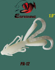 Esfishing Artificial Shrimp 10Pcs 4.8Cm/1.2G Hogy Hog 1.9" Fishing Lures Soft-Esfishing Lure Store-PA12-Bargain Bait Box