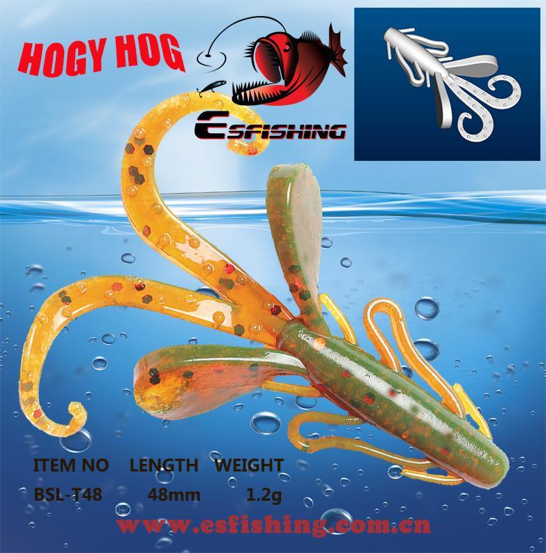 Esfishing Artificial Shrimp 10Pcs 4.8Cm/1.2G Hogy Hog 1.9&quot; Fishing Lures Soft-Esfishing Lure Store-PA12-Bargain Bait Box