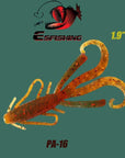 Esfishing Artificial Shrimp 10Pcs 4.8Cm/1.2G Hogy Hog 1.9" Fishing Lures Soft-Esfishing Lure Store-PA16-Bargain Bait Box