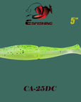 Esfishing Fishing Lure Soft Bait One Up Shad Easy Shiner 5" 4Pcs 12.5Cm/18.5G-Esfishing Lure Store-CA25DC-Bargain Bait Box