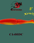 Esfishing Fishing Lure Soft Bait One Up Shad Easy Shiner 5" 4Pcs 12.5Cm/18.5G-Esfishing Lure Store-CA66DC-Bargain Bait Box
