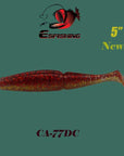 Esfishing Fishing Lure Soft Bait One Up Shad Easy Shiner 5" 4Pcs 12.5Cm/18.5G-Esfishing Lure Store-CA77DC-Bargain Bait Box