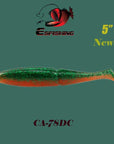 Esfishing Fishing Lure Soft Bait One Up Shad Easy Shiner 5" 4Pcs 12.5Cm/18.5G-Esfishing Lure Store-CA78DC-Bargain Bait Box