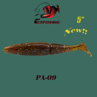 Esfishing Fishing Lure Soft Bait One Up Shad Easy Shiner 5" 4Pcs 12.5Cm/18.5G-Esfishing Lure Store-PA09-Bargain Bait Box