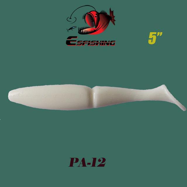Esfishing Fishing Lure Soft Bait One Up Shad Easy Shiner 5&quot; 4Pcs 12.5Cm/18.5G-Esfishing Lure Store-PA12-Bargain Bait Box