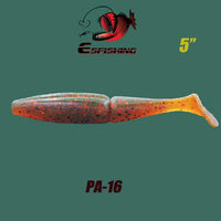 Esfishing Fishing Lure Soft Bait One Up Shad Easy Shiner 5" 4Pcs 12.5Cm/18.5G-Esfishing Lure Store-PA16-Bargain Bait Box
