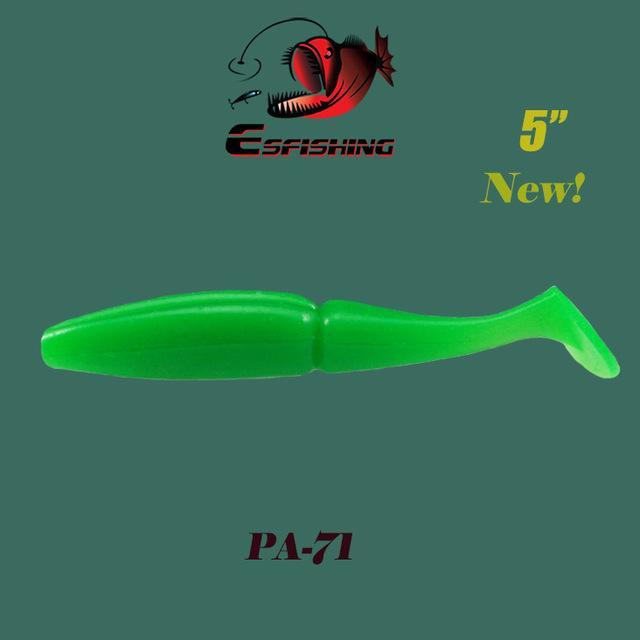 Esfishing Fishing Lure Soft Bait One Up Shad Easy Shiner 5" 4Pcs 12.5Cm/18.5G-Esfishing Lure Store-PA71-Bargain Bait Box