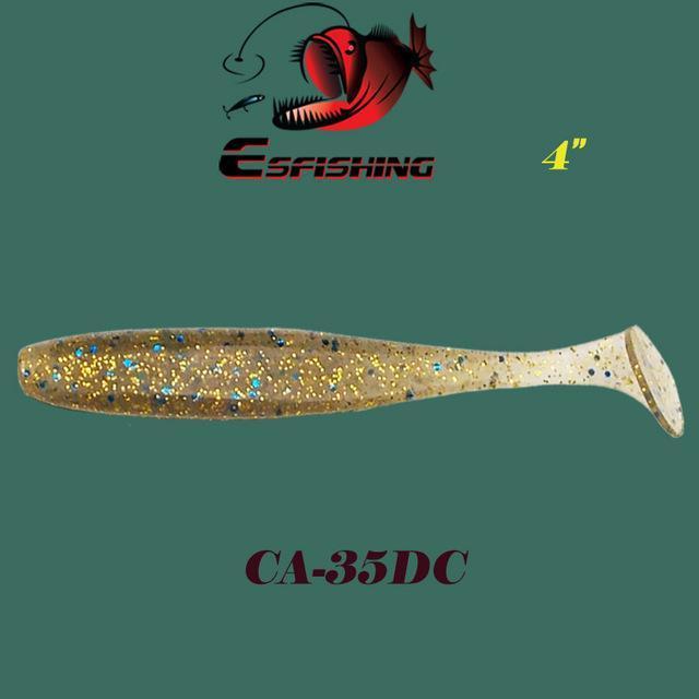 Esfishing Fishing Lure Soft Es Easy Shiner 4"6Pcs 10Cm/6G Crankbait Lure-Esfishing-CA35-Bargain Bait Box