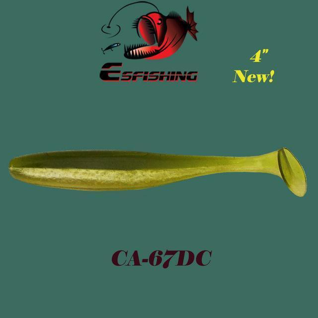 Esfishing Fishing Lure Soft Es Easy Shiner 4"6Pcs 10Cm/6G Crankbait Lure-Esfishing-CA67DC-Bargain Bait Box