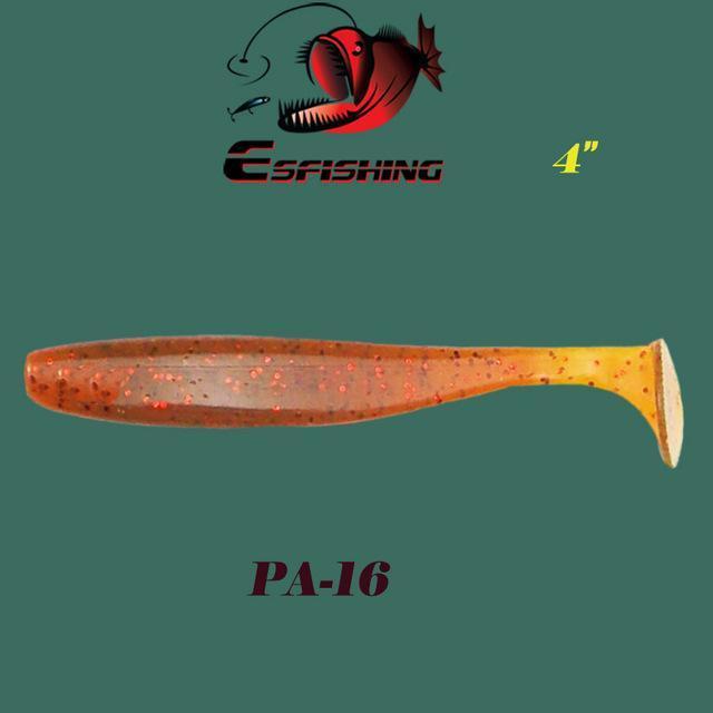 Esfishing Fishing Lure Soft Es Easy Shiner 4"6Pcs 10Cm/6G Crankbait Lure-Esfishing-PA16-Bargain Bait Box