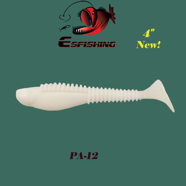 Esfishing Lure Fishing Lure Soft Plastic Lures Shad Nasty Shad 4&quot; 6Pcs 10Cm/7.5G-Esfishing Lure Store-PA12-Bargain Bait Box