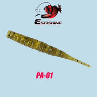 Esfishing Worm Ice Fishing Bait Soft Lure 20Pcs 4.2Cm/0.5G Polaris 1.7" Winter-Esfishing Lure Store-PA01-Bargain Bait Box