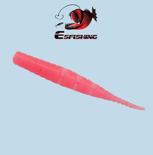 Esfishing Worm Ice Fishing Bait Soft Lure 20Pcs 4.2Cm/0.5G Polaris 1.7" Winter-Esfishing Lure Store-PA24-Bargain Bait Box