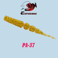 Esfishing Worm Ice Fishing Bait Soft Lure 20Pcs 4.2Cm/0.5G Polaris 1.7" Winter-Esfishing Lure Store-PA37-Bargain Bait Box