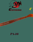 Esfishing Worms 10Pcs 10Cm/2.9G Fishing Lure Soft Cutty 4" Swimbait Lifelike-Esfishing Lure Store-PA16-Bargain Bait Box